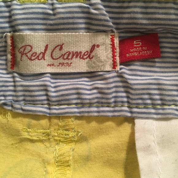 Red Camel Bicycle Print Shorts 5 jr. FREE SHIP - Picture 2 of 4